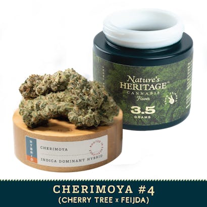 NATURE'S HERITAGE - CHERIMOYA #10 - FLOWER - 3.5G