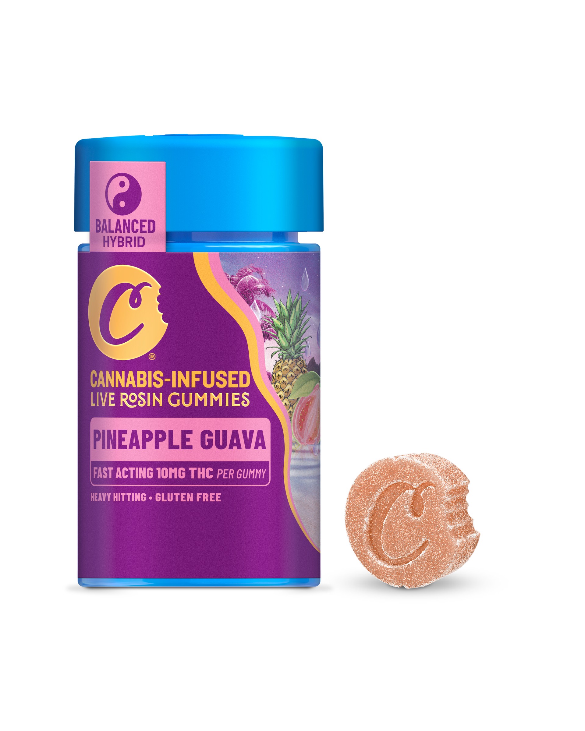 Pineapple Guava - Live Rosin Gummies - 10pk - 100mg