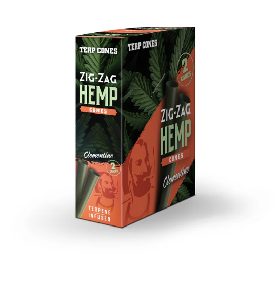 ZIG ZAG - HEMP WRAP - CLEMENTINE