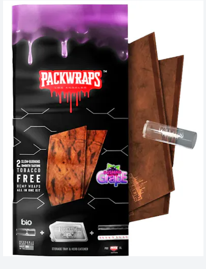 PACKWRAPS X TWISTED - GUSHING GRAPE - 2PK