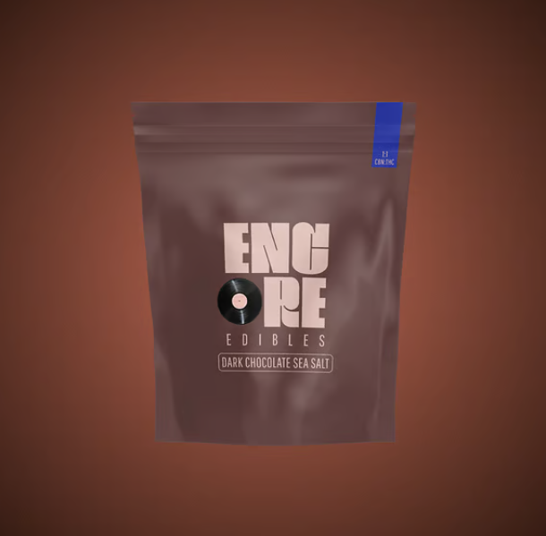 DARK CHOCOLATE SEA SALT CBN 1:1 - CHOCOLATE PIECES - 10PK - 100MG