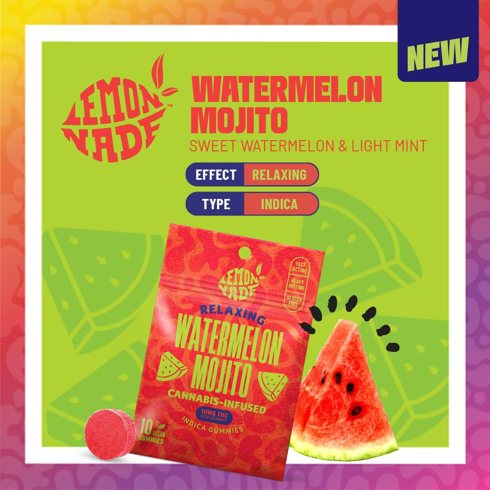 Watermelon Mojito - Gummies - 10pk -100mg