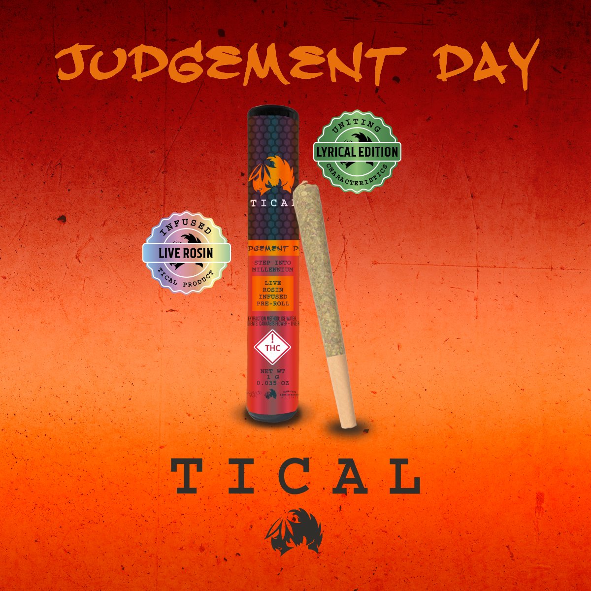 JUDGEMENT DAY - INFUSED PREROLL - 1G