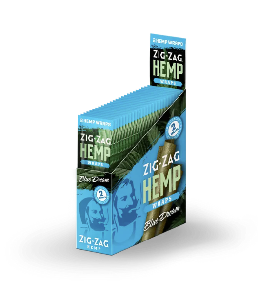 ZIG ZAG - HEMP WRAPS - BLUE DREAM