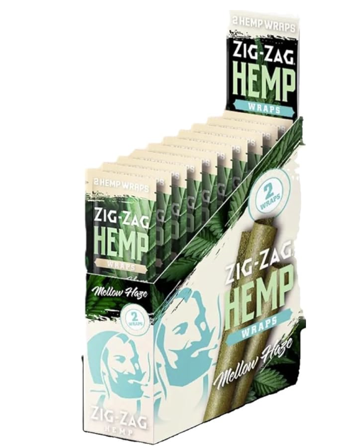 ZIG ZAG - HEMP WRAPS - MELLOW HAZE -2PK