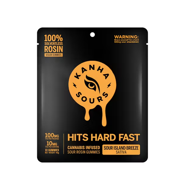 Kanha -  NANO SATIVA SOUR ISLAND BREEZE - ROSIN - 10pk - 100 mg