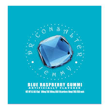 DOC C GEMMY - BLUE RASPBERRY THC:CBD - GUMMIES - 100MG - 1PK