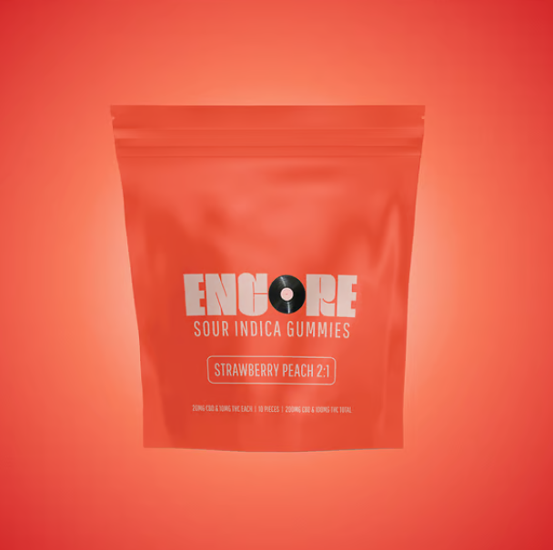 STRAWBERRY PEACH 2:1 - CBD GUMMIES - 10PK - 100MG