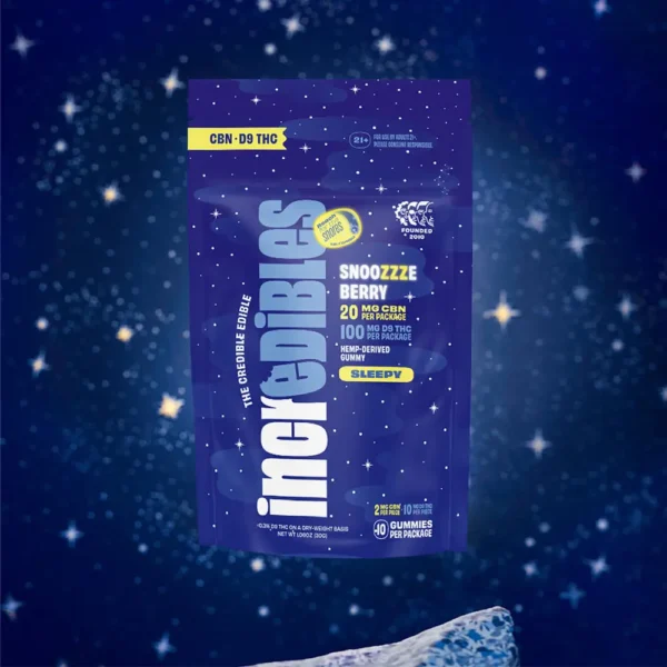 SNOOZZZEBERRY 5:1: THC:CBN - GUMMIES - 10PK - 100MG
