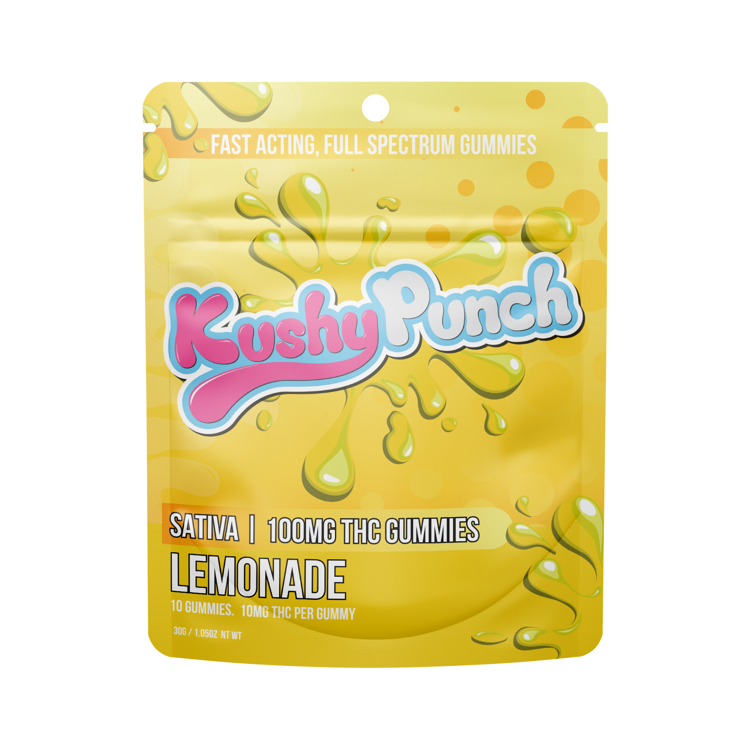 LEMONADE - FULL SPECTRUM GUMMIES - 10PK - 100MG