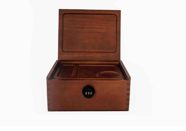 CHERRY WOOD STASH BOX