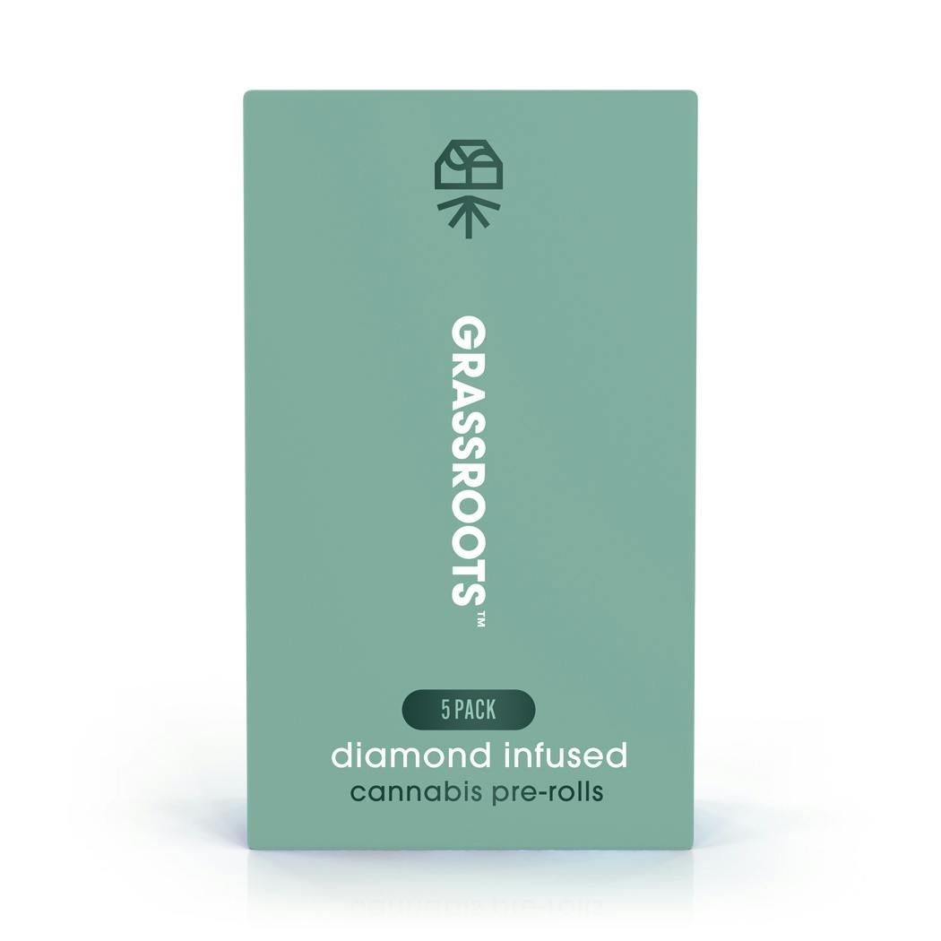 NOVARINE - DIAMOND INFUSED - MULTI 5PK PREROLLS - 2G
