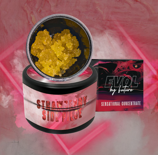 Strawberry Side Piece - Live Sugar - 1G