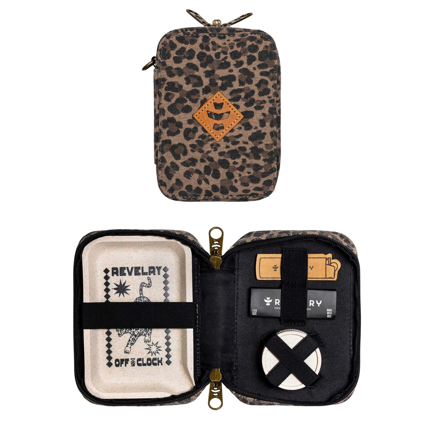 SMELL PROOF ROLLING KIT TRAVELER - LEOPARD