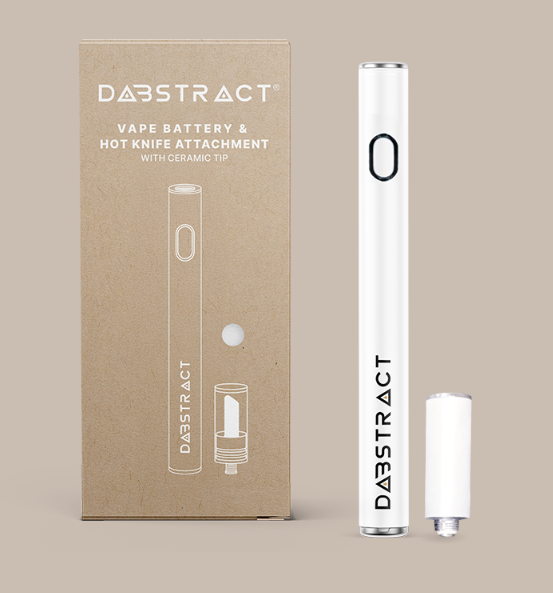 DABSTRACT - VAPE BATTERY & HOT KNIFE ATTACHMENT W/ CERAMIC TIP