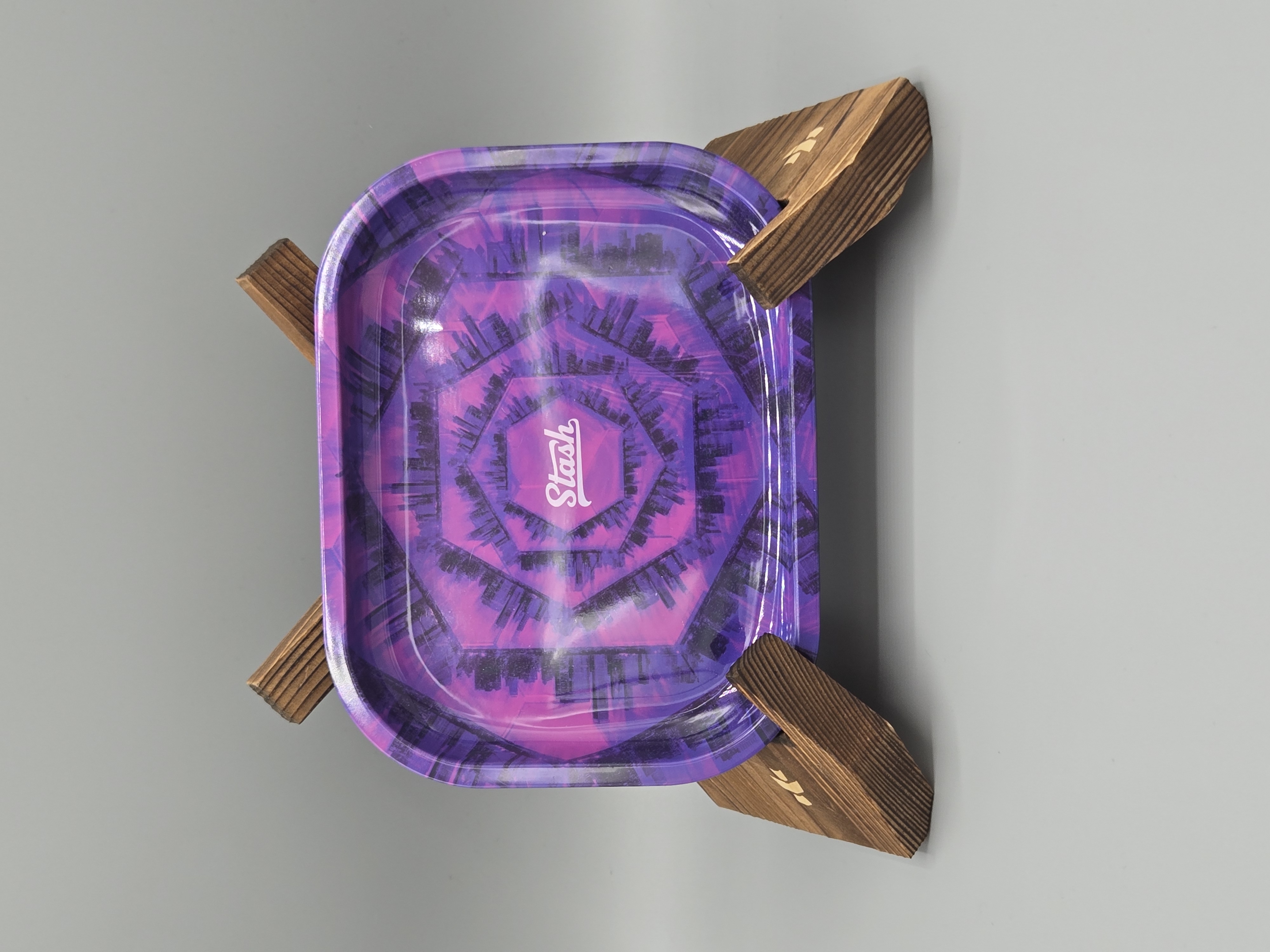 SMALL PINK ROLLING TRAY