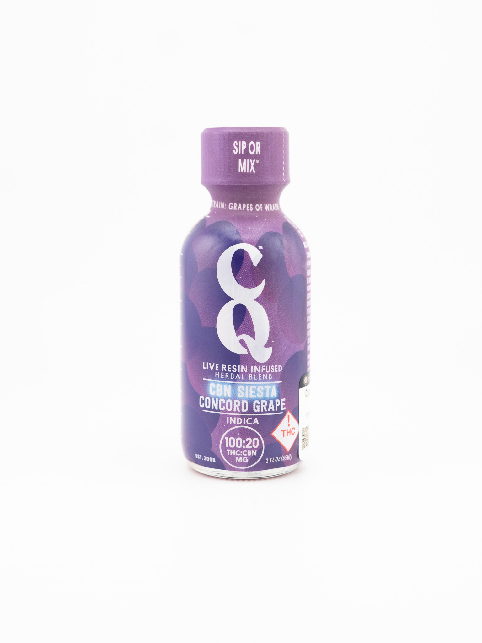 CQ - CONCORD GRAPE SIESTA 5:1 THC:CBN - LIQUID LIVE RESIN SHOT