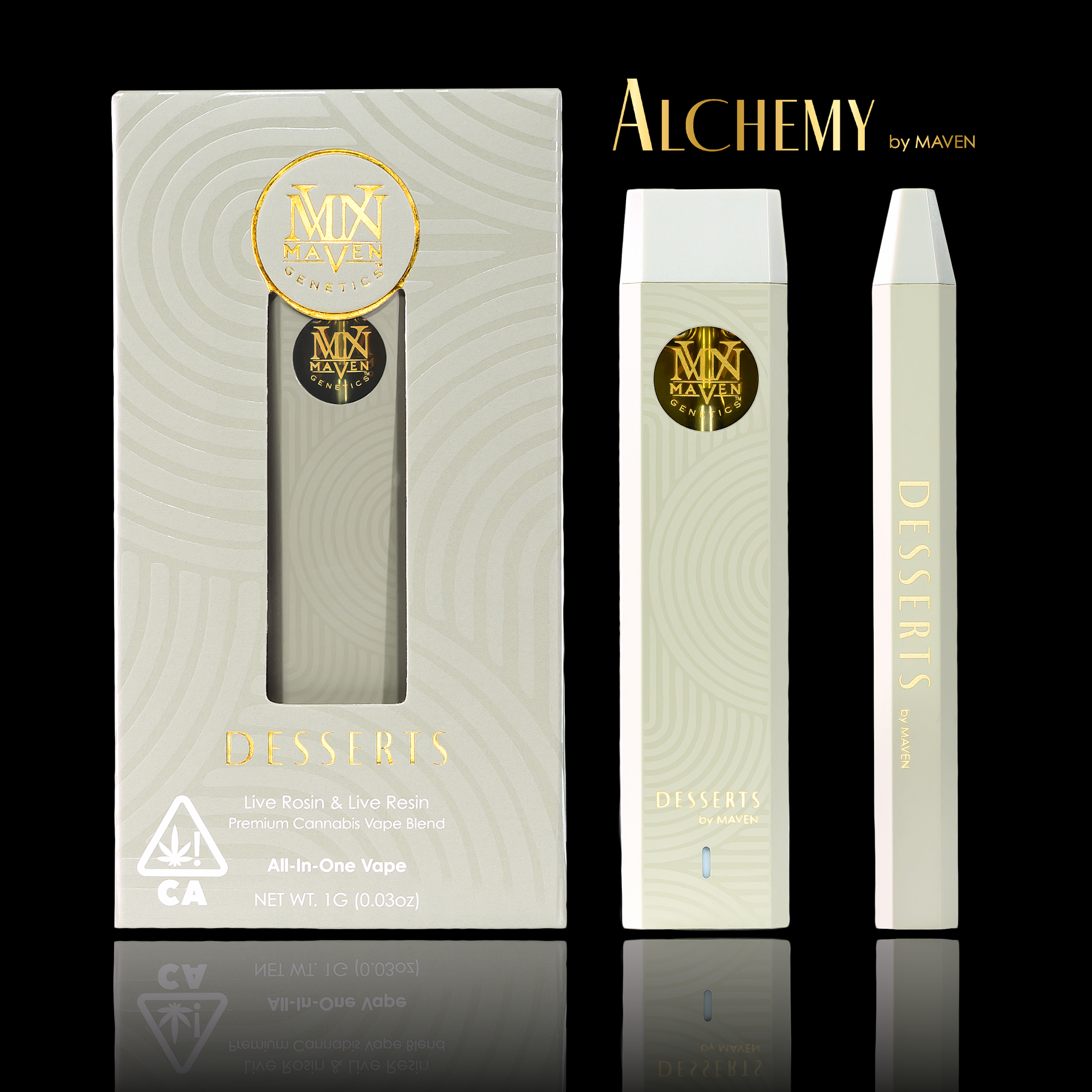 DESSERTS ALCHEMY 1G LIVE ROSIN + RESIN AIO
