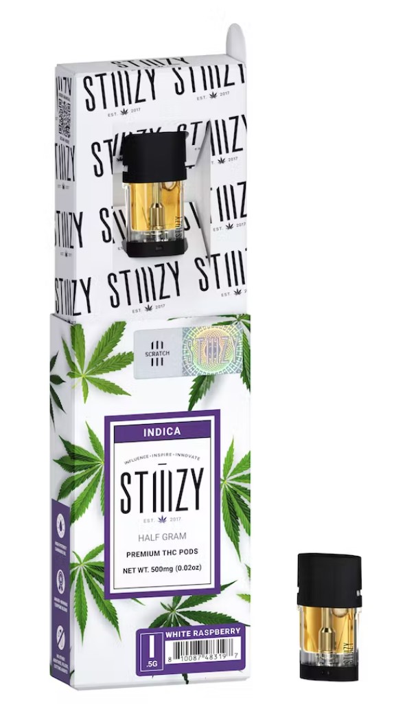 STIIIZY WHITE RASPBERRY 0.5G POD