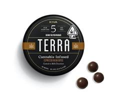 KIVA DARK CHOCOLATE ESPRESSO BEANS TERRA BITES 100MG