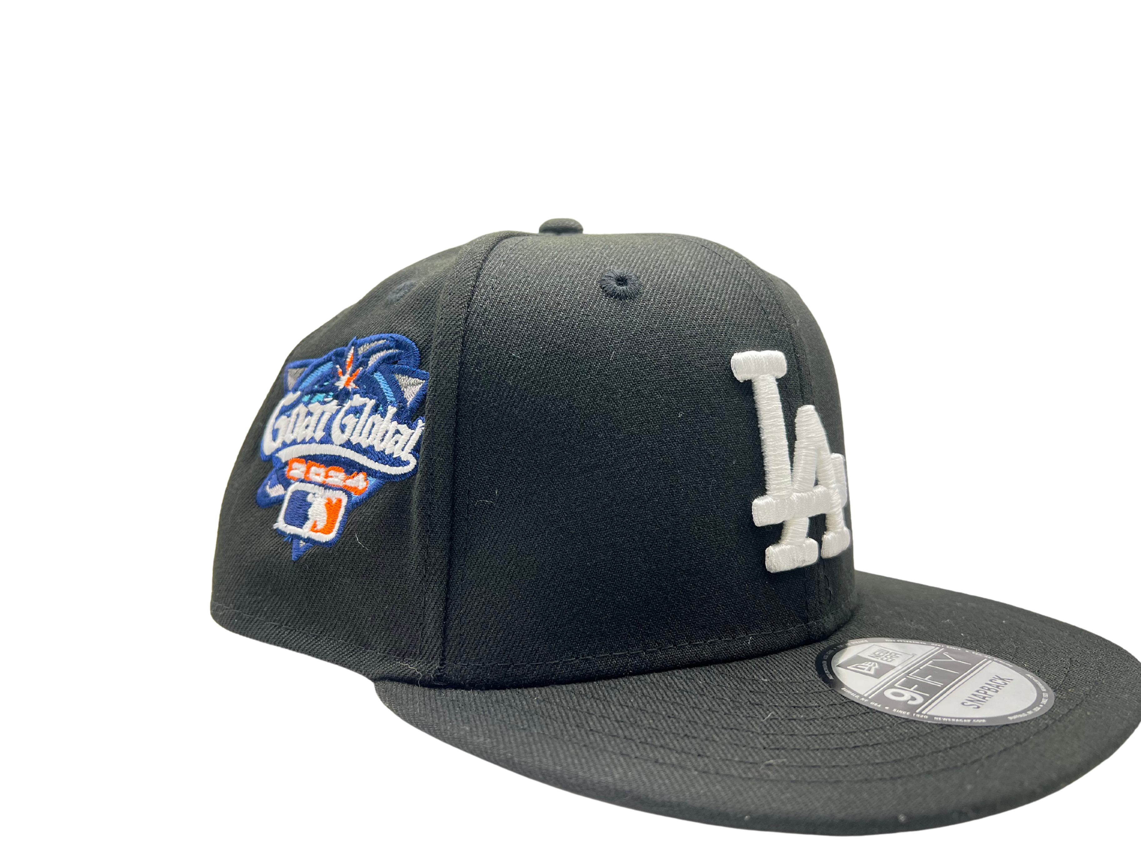 GOAT GLOBAL | LA DODGERS NEW ERA FITTED HAT 7 1/4" - BLACK