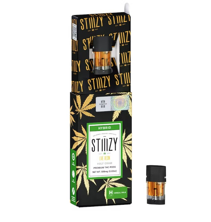 STIIIZY CEREAL MILK LRLD 0.5G POD