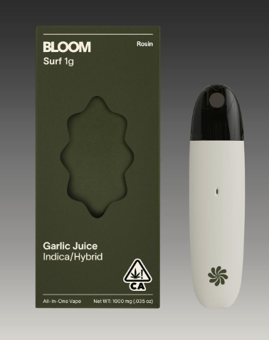 BLOOM GARLIC JUICE LIVE ROSIN DISPOSABLE