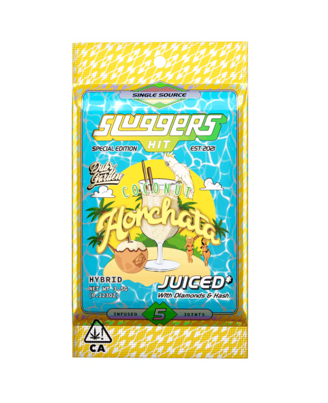 SLUGGERS X DUBZ GARDEN COCONUT HORCHATA 0.7G INFUSED PREROLL 5PK 3.5G