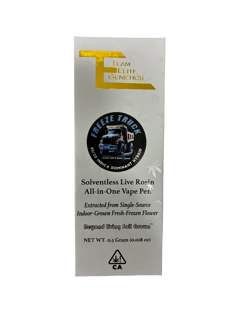 TEAM ELITE GENETICS - TEAM ELITE GENETICS | FREEZE TRUCK 0.5G LIVE ROSIN  AIO VAPE