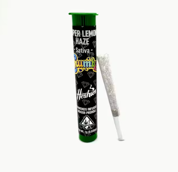 Super Lemon Haze Diamond Encrusted Pre Roll 1 G