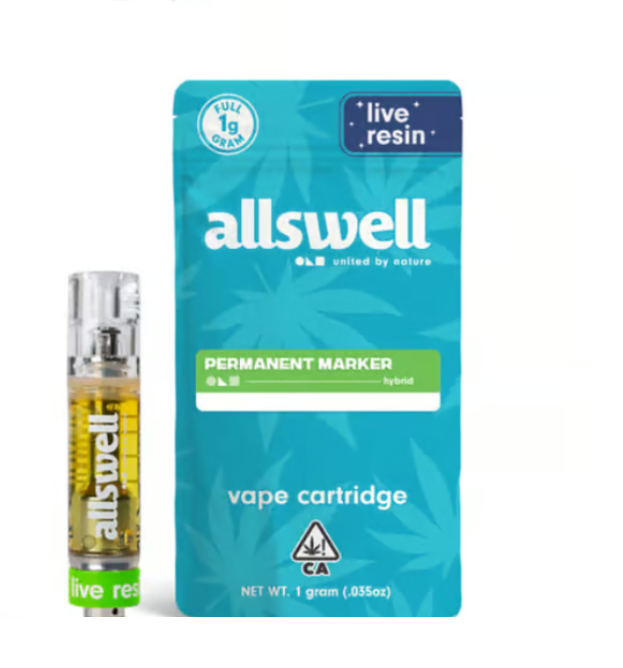 Permanent Marker Hybrid Live Resin Cartridge 1 G