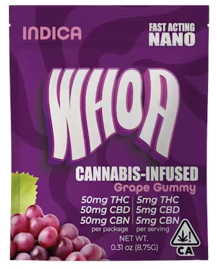 Grape Gummy 1:1:1 50cbn:50cbd:50thc   50 Mg
