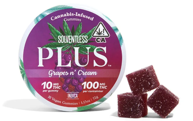 Grapes 'N' Cream Rosin Gummies 100mg