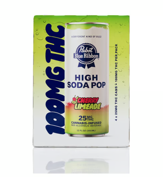 Cherry Limeade 25mg 4pk   100 Mg