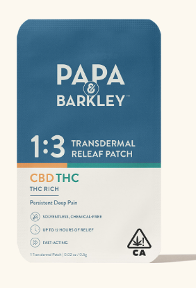 Papa And Barkley   Releaf 1:3 Thc Patch   24.01 Milligrams