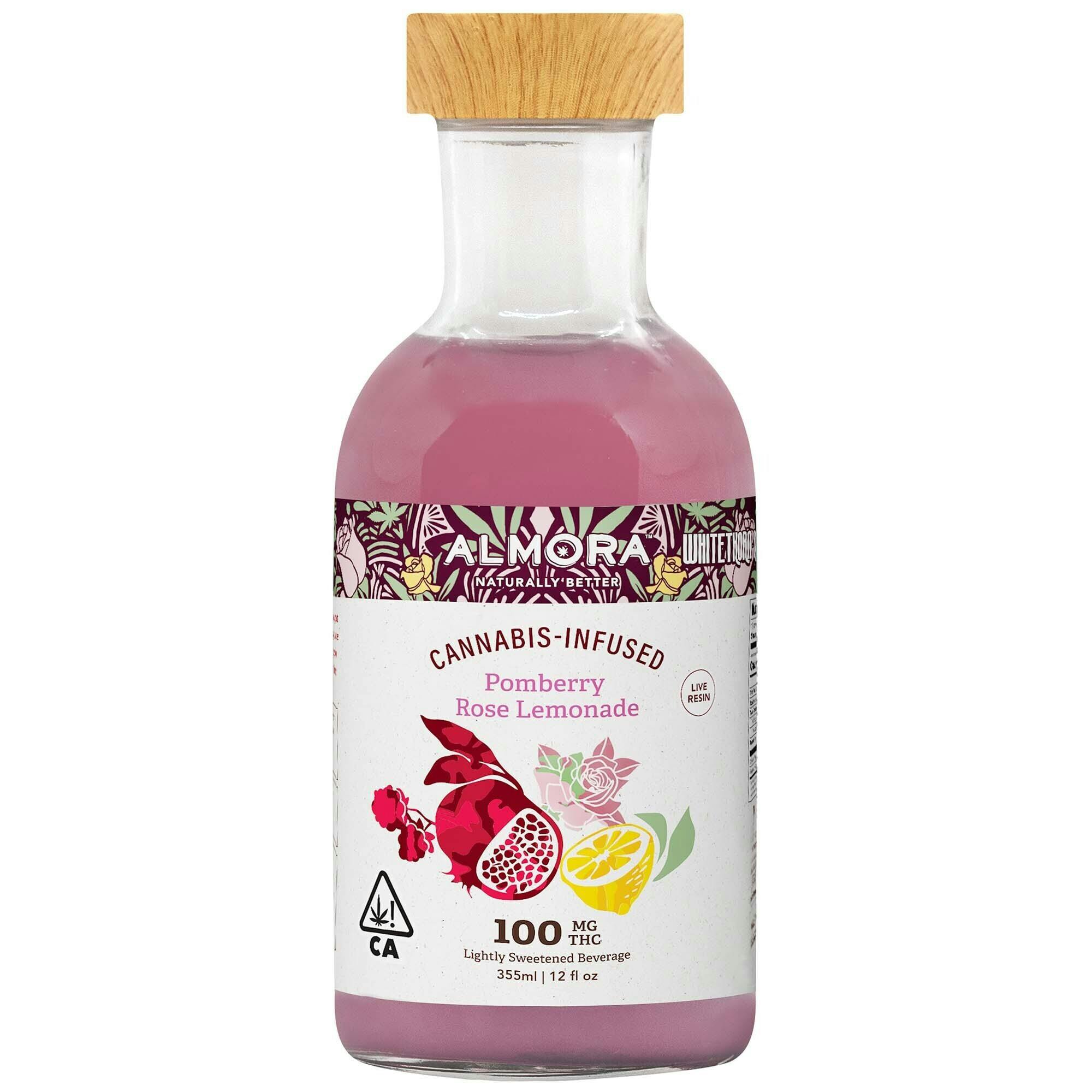 Whitethorn Rose Lemonade 12oz   100 Mg