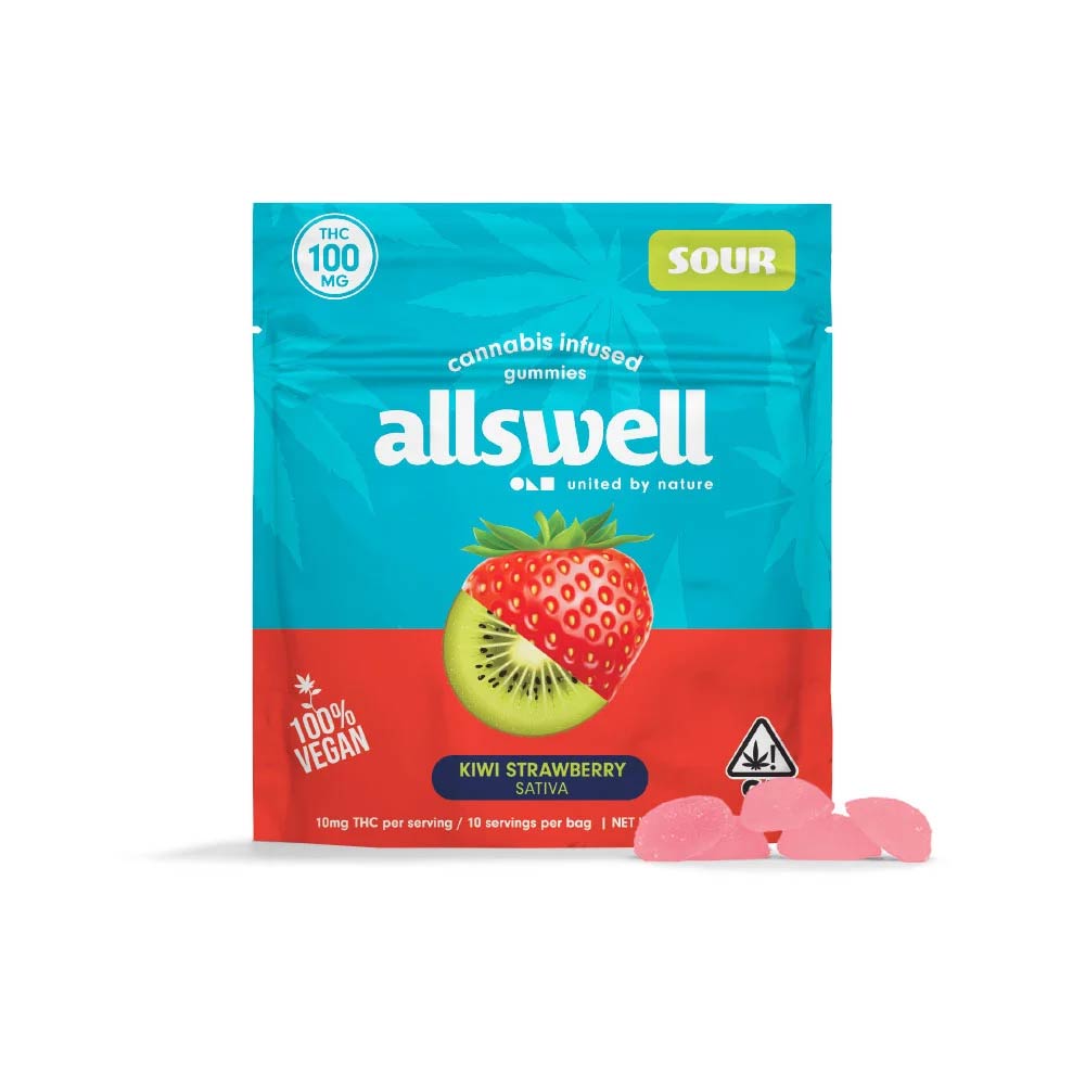 Sour Kiwi Strawberry   100 Mg