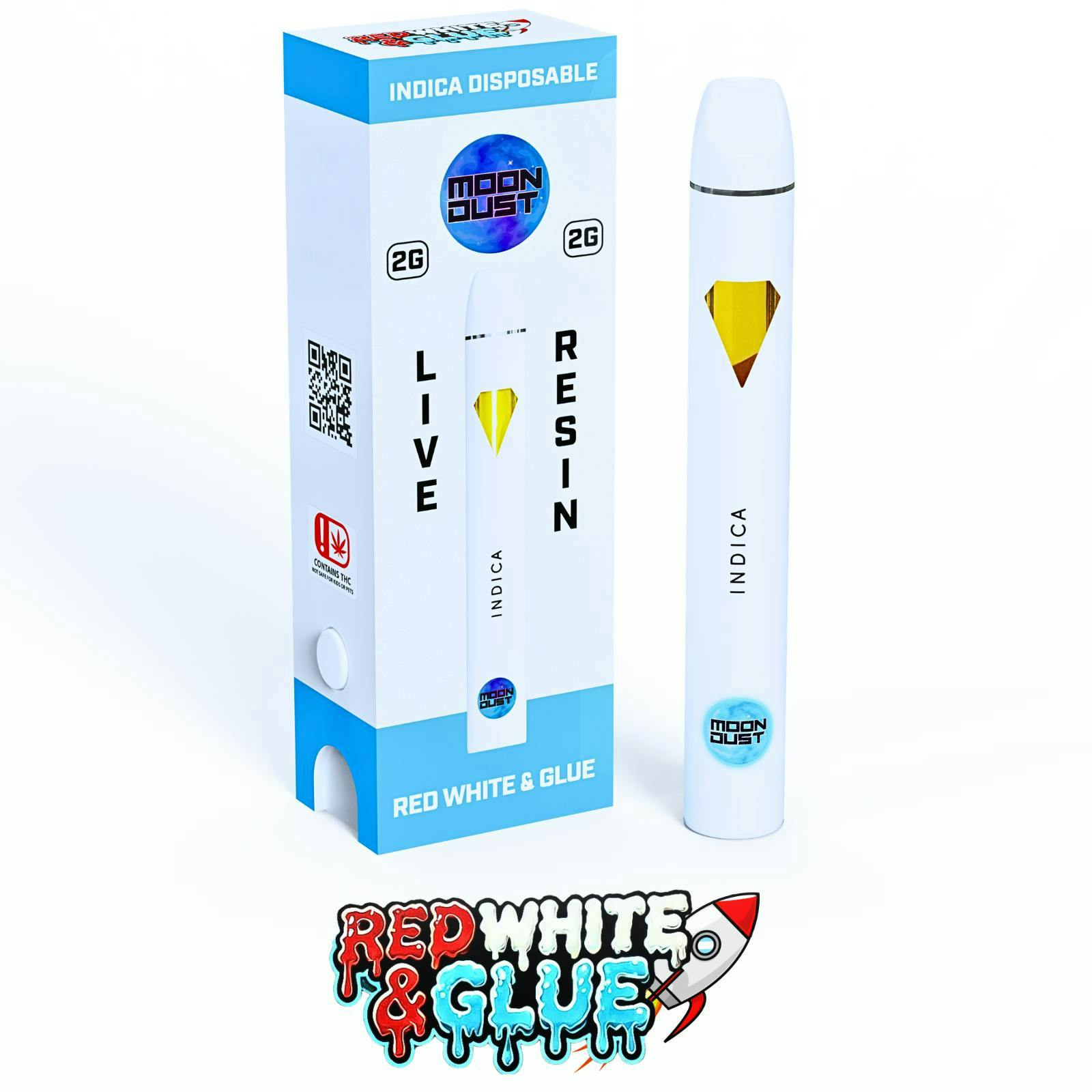 Red White & Glue - 2 g