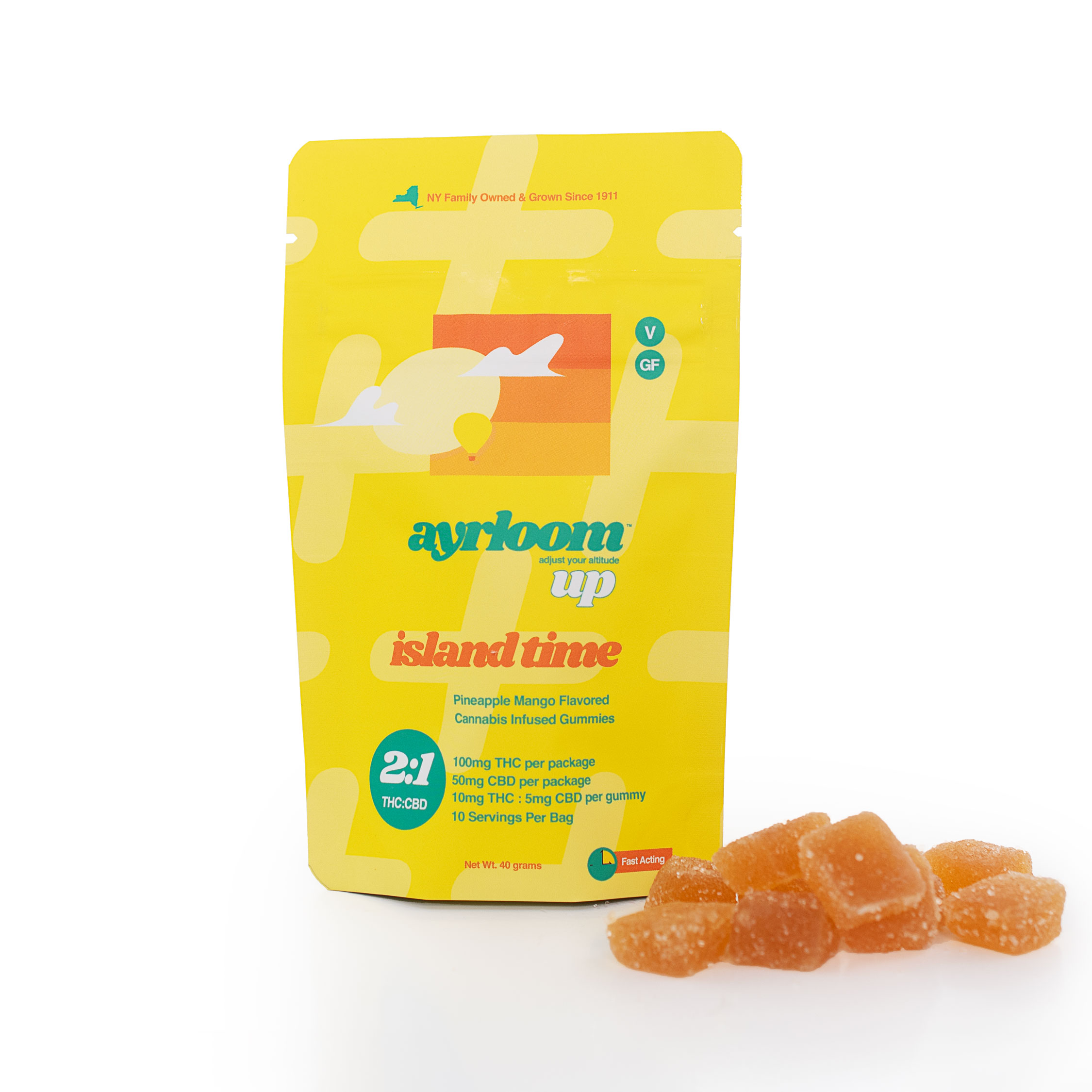 Island Time -  100 mg - 10 Pack