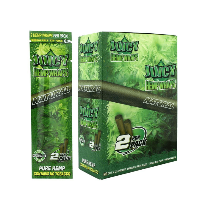 JUICY HEMP WRAPS | "NATURAL"| (2PK)