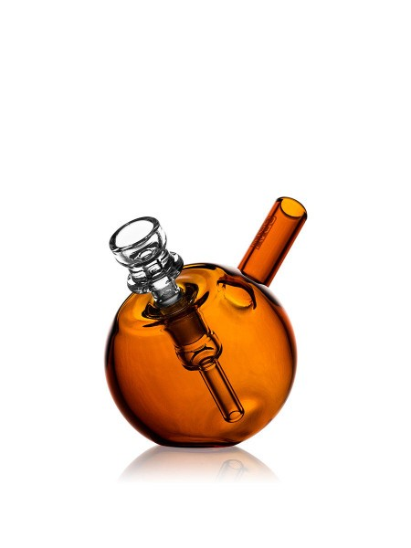Spherical Pocket Bubbler - Amber- 10mm