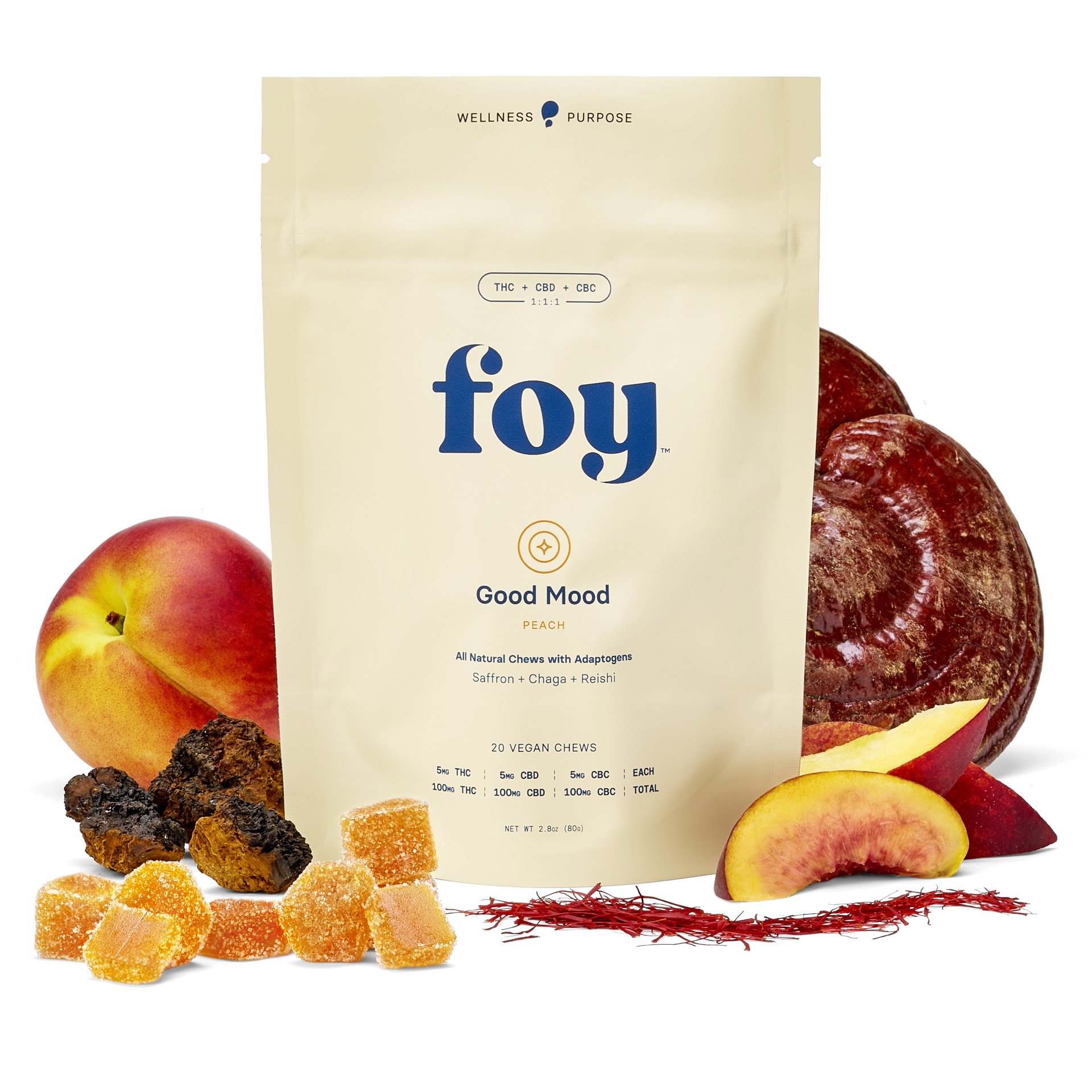Peach - Good Mood - 100 mg - 20 Pack
