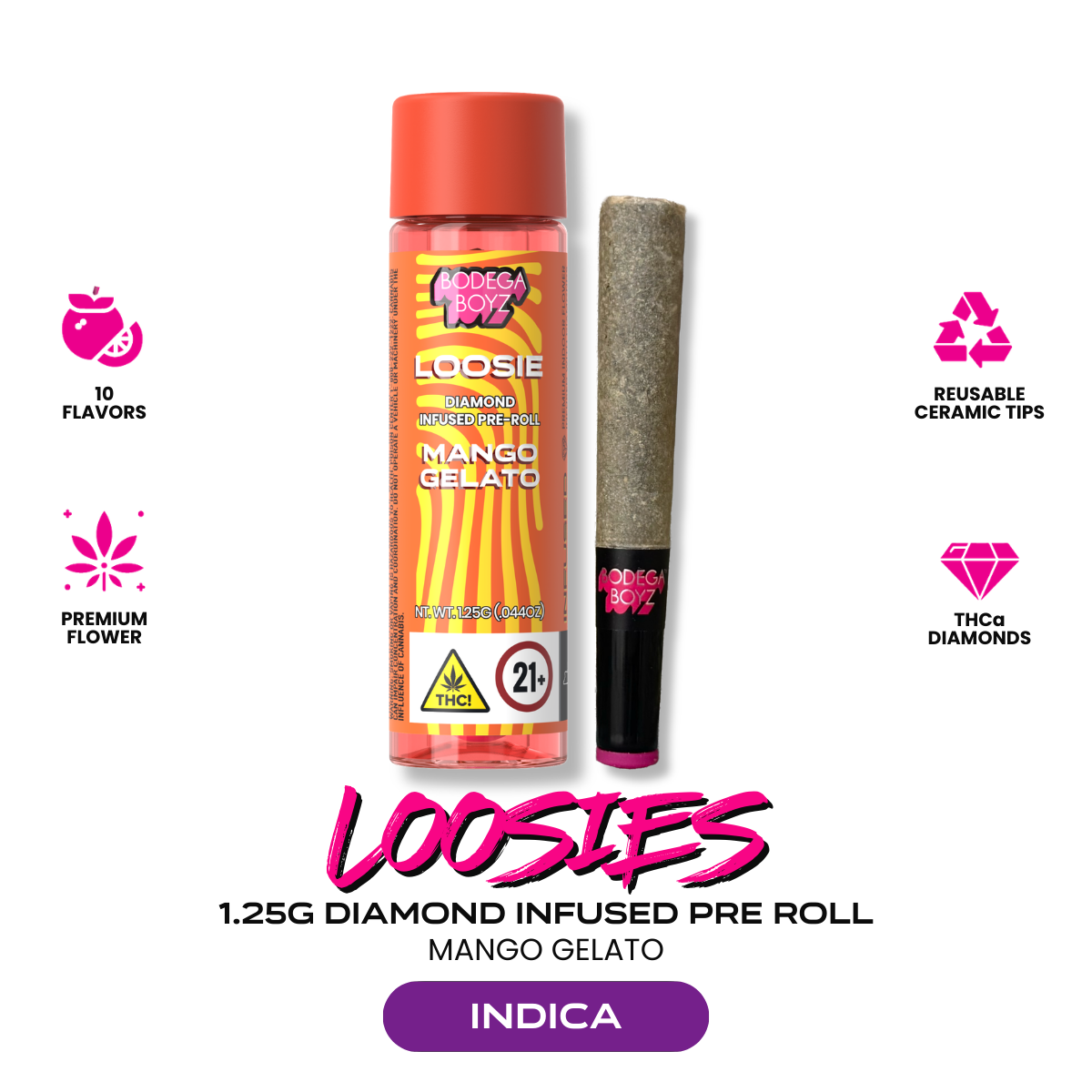 bodega boyz disposable vape Mango Gelato