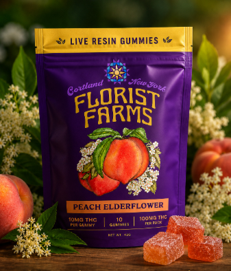*Peach Elderflower - 100 mg - 10 Pack
