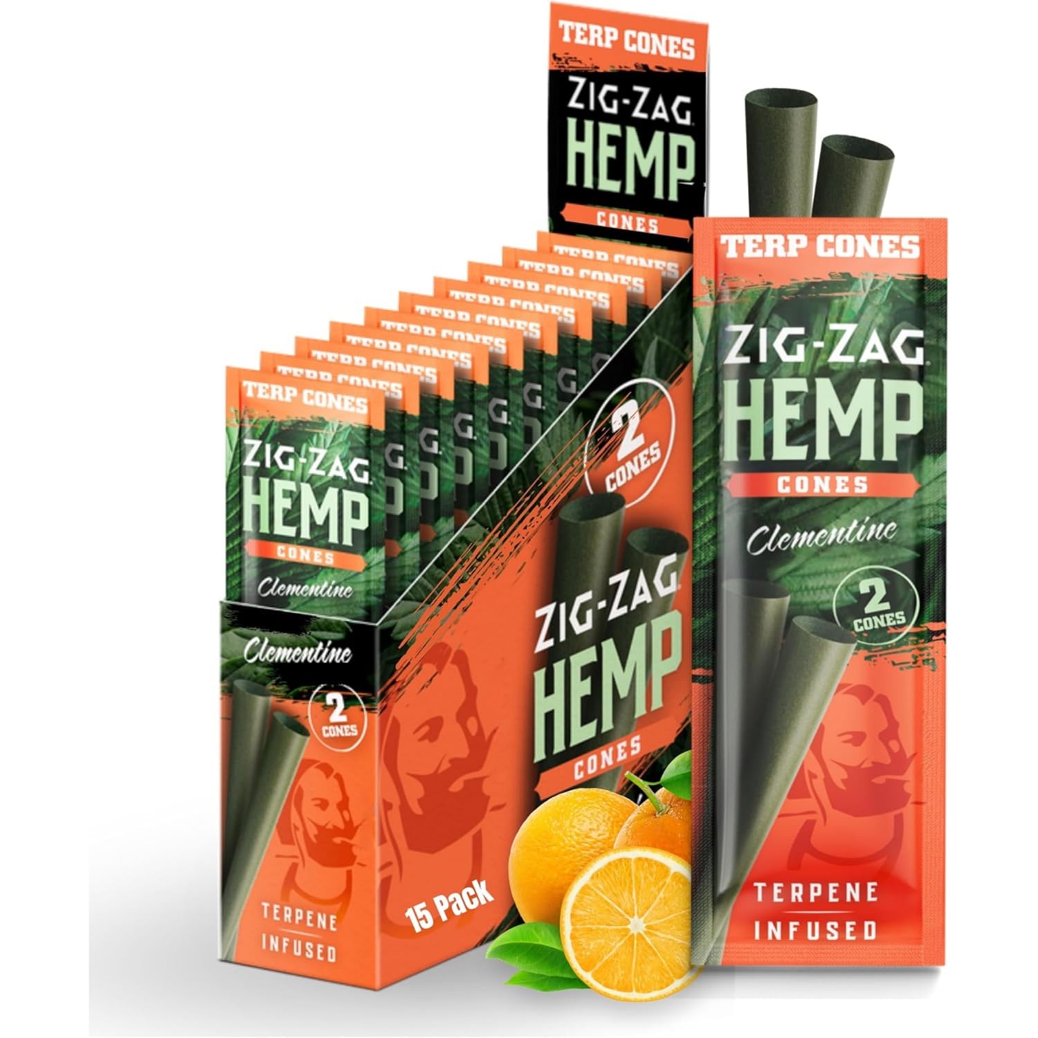 *Clementine Hemp - 2 Cones