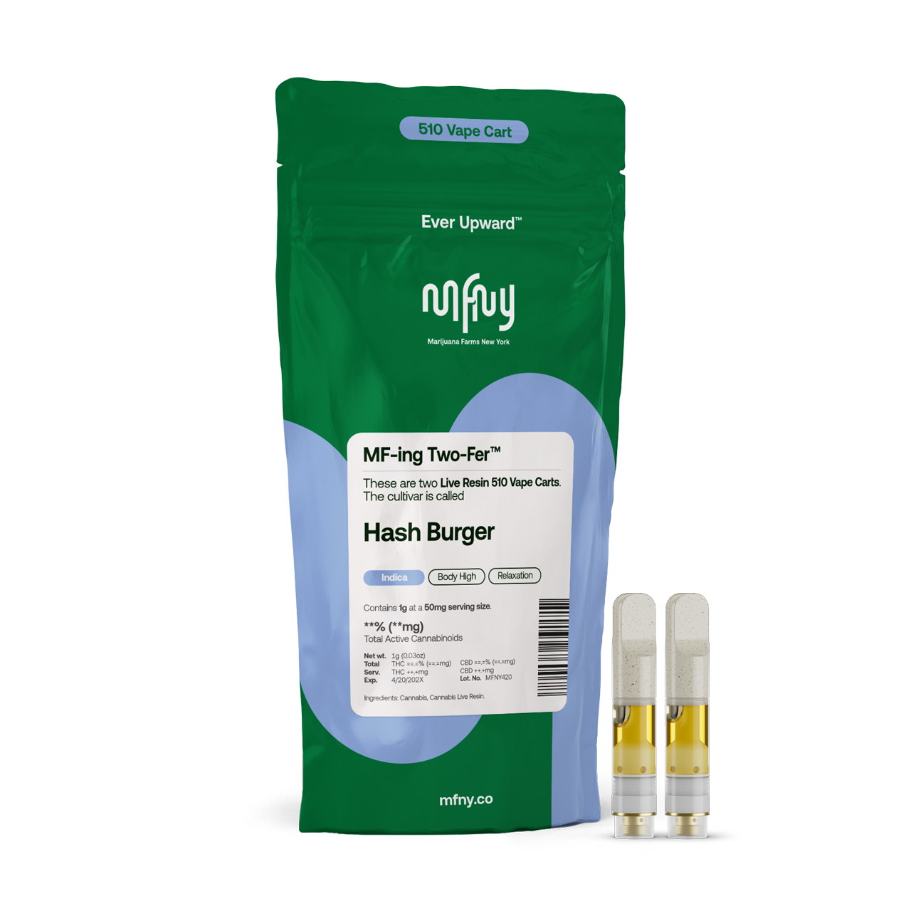 Hash Burger - 1 g - 2 Pack