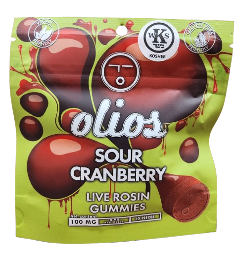 Sour Cranberry - Live Rosin - 100 mg - 10 Pack 