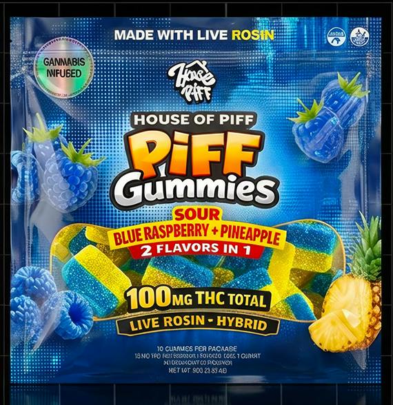 Blue Raspberry Pineapple - 100 mg