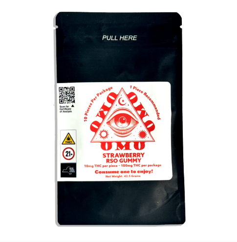 *OMO - STRAWBERRY DSO GUMMY - 100MG