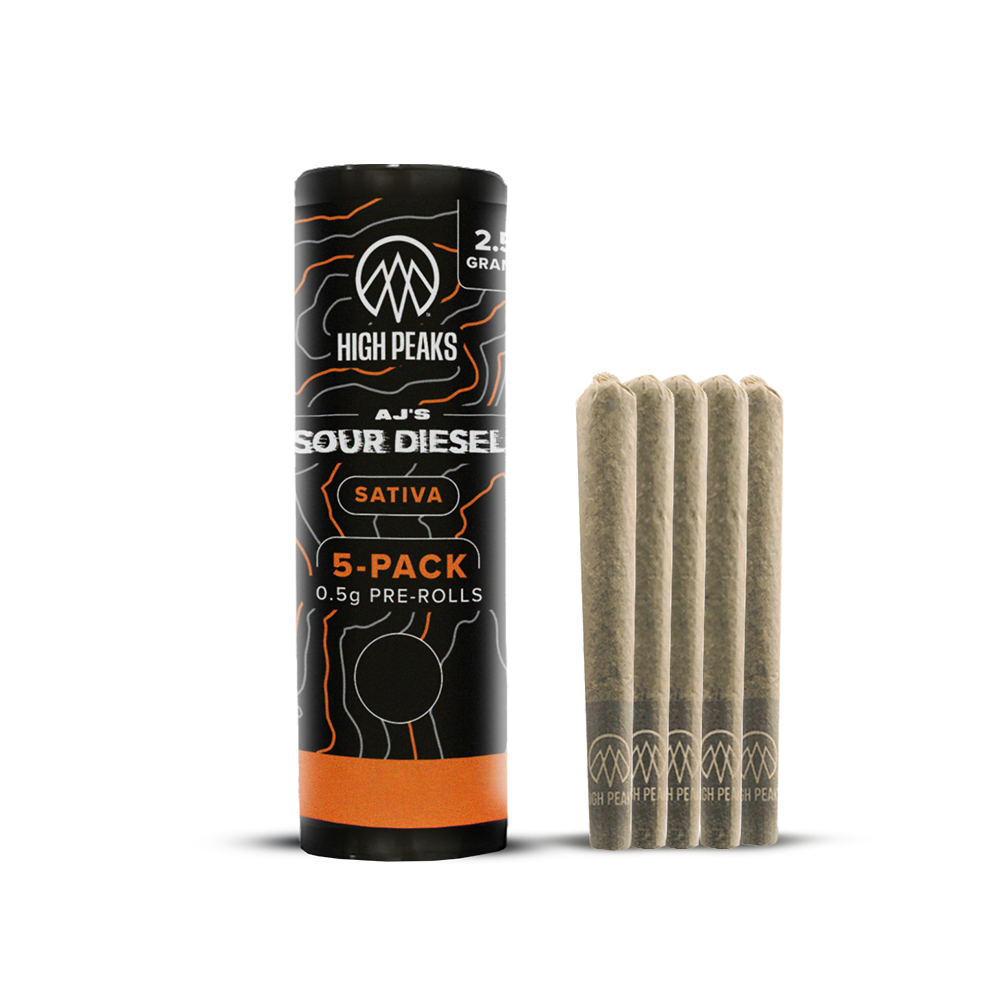 AJ's Sour Diesel - 2.5 g - 5 Pack